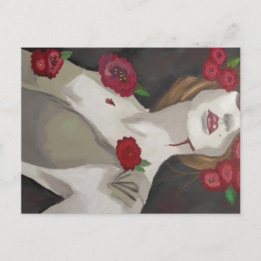 ゾンビファイド美しい ポストカード (正面)