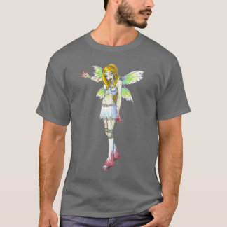 ゾンビフェアリーダークファンタジーアートTシャツ Tシャツ