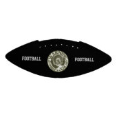 ゾンビフットボール – 緑とグレーの黒 アメリカンフットボール (パネル)