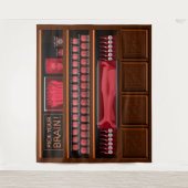 ゾンビフードストア頭脳の手足の眼球ハロウィン タペストリー (正面)