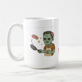 ゾンビブランチ – ブレインパンケーキフリップ コーヒーマグカップ (左)