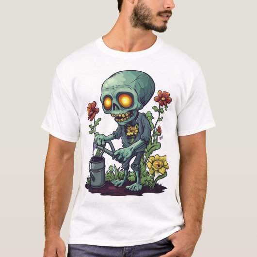 ゾンビプラントの親 Tシャツ (正面)