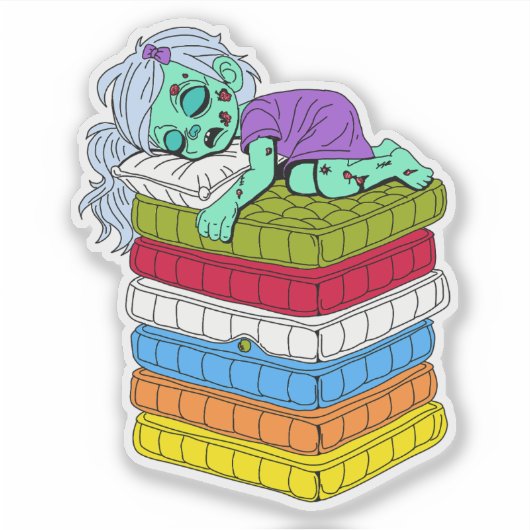 ゾンビプリンセスとエンドウ シール (正面)