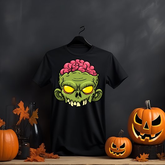 ゾンビヘッドハロウィーン Tシャツ