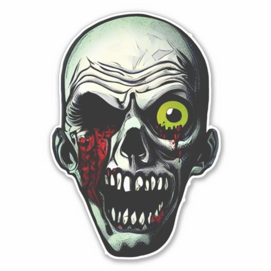 ゾンビヘッド シール (正面)