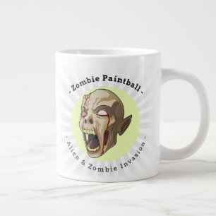 ゾンビペイントボール ジャンボコーヒーマグカップ