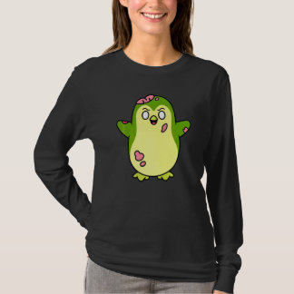 ゾンビペンギン ハロウィン 動物 かわいい モンスター グラフィック Tシャツ
