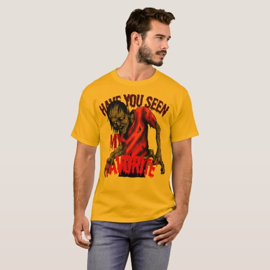 ゾンビホラーアートTシャツ Tシャツ (正面フル)