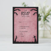 ゾンビホラーハロウィン結婚ズ 出欠カード (スタンド正面)