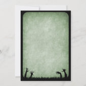 ゾンビホラーハロウィン結婚ズ 招待状 (裏面)