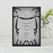 ゾンビホラーハロウィン結婚ズ 招待状 (スタンド正面)