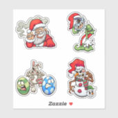 ゾンビホリデーズ – クリスマス&イースター シール (シート)