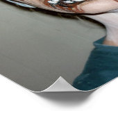 ゾンビポスターゾンビ絵画顔 ポスター (角)