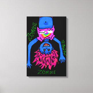 ゾンビポスター キャンバスプリント