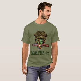 ゾンビマリーンダガー、Semper Fi、カスタマイズ、 Tシャツ