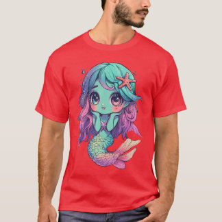 ゾンビマーメイドのハロウィンコスチューム 怖いトリックオアトリート Tシャツ