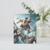 ゾンビメリークリスマスハガキ ポストカード (スタンド正面)