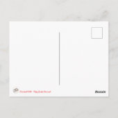 ゾンビメリークリスマスハガキ ポストカード (裏面)