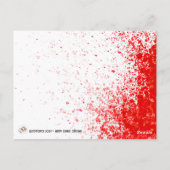 ゾンビメリークリスマスハガキ ポストカード (裏面)