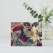 ゾンビメリークリスマスハガキ ポストカード (スタンド正面)