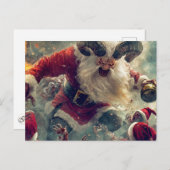 ゾンビメリークリスマスハガキ ポストカード (正面/裏面)