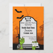 ゾンビモダンホラーをテーマにした30歳の誕生日パーティー