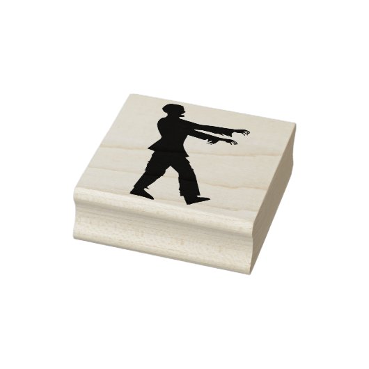 ゾンビモンスターシルエットアートスタンプ ラバースタンプ (スタンプ)