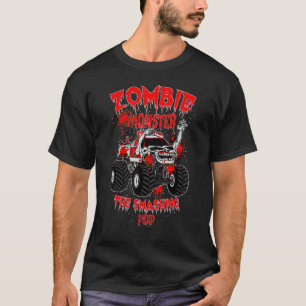 ゾンビモンスタートラックが死んで打つ Tシャツ