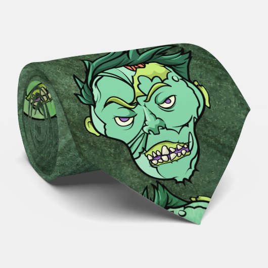 ゾンビモンスターハロウィンオフィスプロフェッショナル ネクタイ (ロール)