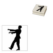 ゾンビモンスター2シルエットアートスタンプ ラバースタンプ (押印)