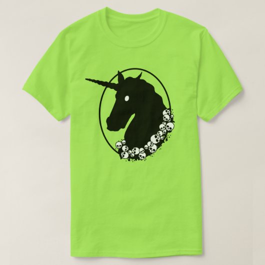 ゾンビユニコーン Tシャツ (デザイン正面)