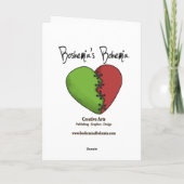 ゾンビラブ体脳とハートバレンタイン シーズンカード (裏面)