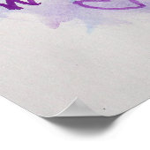 ゾンビラブ詩アート絵画のポスタープリント ポスター (角)