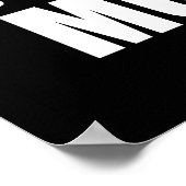 ゾンビランニングーのモチベーション ポスター (角)