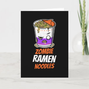 ゾンビラーメン麺ハロウィンラーメン カード