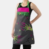 ゾンビリップピンアイボールポッピンファンキーマおもしろいンビー エプロン (インサイチュ)