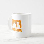 ゾンビレイオレンジハロウおもしろいェン コーヒーマグカップ (正面左)