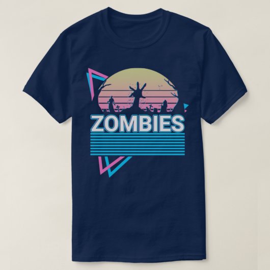 ゾンビレトロ Tシャツ (デザイン正面)