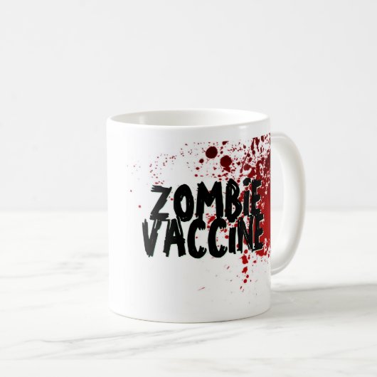 ゾンビワクチンのマグ コーヒーマグカップ (正面右)