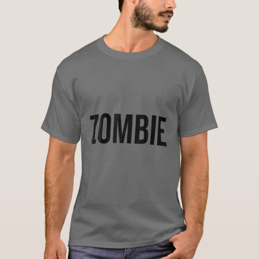 ゾンビワードハロウィーンの衣装 Tシャツ (正面)