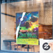 ゾンビワールドハロウィーン銀河系の恐怖 ウィンドウサイン (カフェ窓)