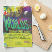 ゾンビワールドハロウィーン銀河系の恐怖 キッチンタオル (四つ折り)