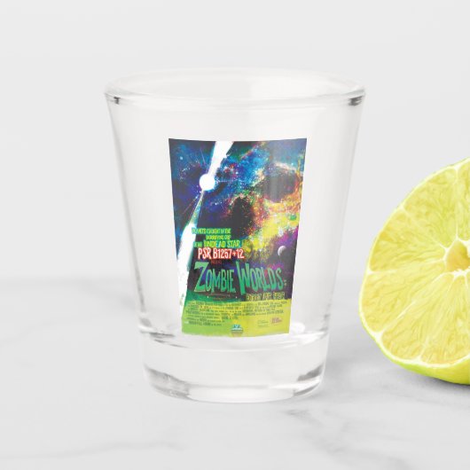 ゾンビワールドハロウィーン銀河系の恐怖 ショットグラス (正面)