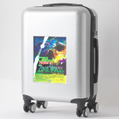 ゾンビワールドハロウィーン銀河系の恐怖 シール (スーツケース)