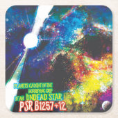 ゾンビワールドハロウィーン銀河系の恐怖 スクエアペーパーコースター (正面)