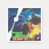 ゾンビワールドハロウィーン銀河系の恐怖 スタンダードカクテルナプキン (正面)