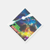 ゾンビワールドハロウィーン銀河系の恐怖 スタンダードカクテルナプキン (角)