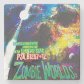 ゾンビワールドハロウィーン銀河系の恐怖 ストーンコースター (正面)