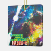 ゾンビワールドハロウィーン銀河系の恐怖 セラミックオーナメント (左)