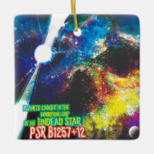 ゾンビワールドハロウィーン銀河系の恐怖 セラミックオーナメント (正面)